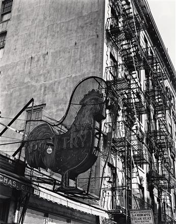 BERENICE ABBOTT (1898-1991) Fourth Avenue, no. 154, Brooklyn * Poultry Shop, Lower East Side * Rope Store: Peerless Equipment Co., 189